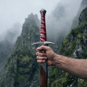 Elven-Style Short Display Sword – Handmade Replica