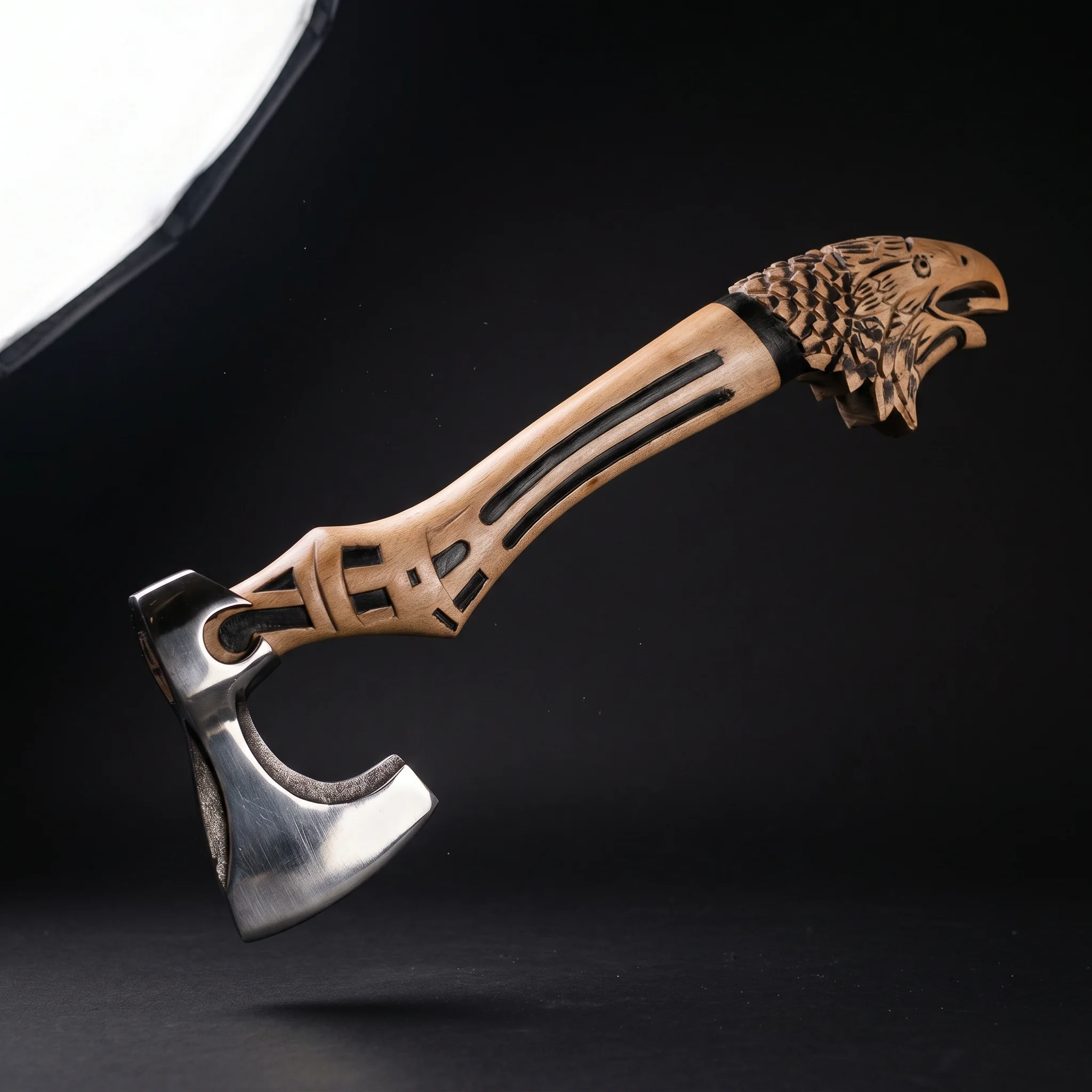 Eagle Handle Display Axe – Handmade Steel - Image 2