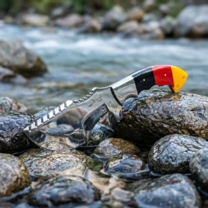 Germany Flag Tracker Knife – Steel & Resin