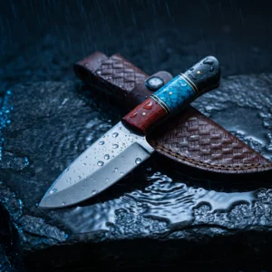 Resin Handle Skinner Knife – 12 Chrome Steel