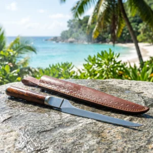 15-Inch Professional Fillet Knife – Sass Wood Handle