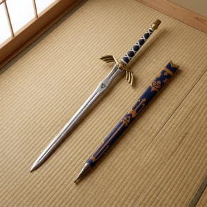 Blue Fantasy Display Sword – Handmade Replica