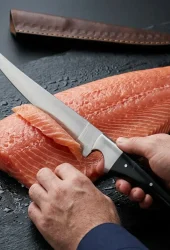Steel Fillet Knife &ndash; Resin Handle